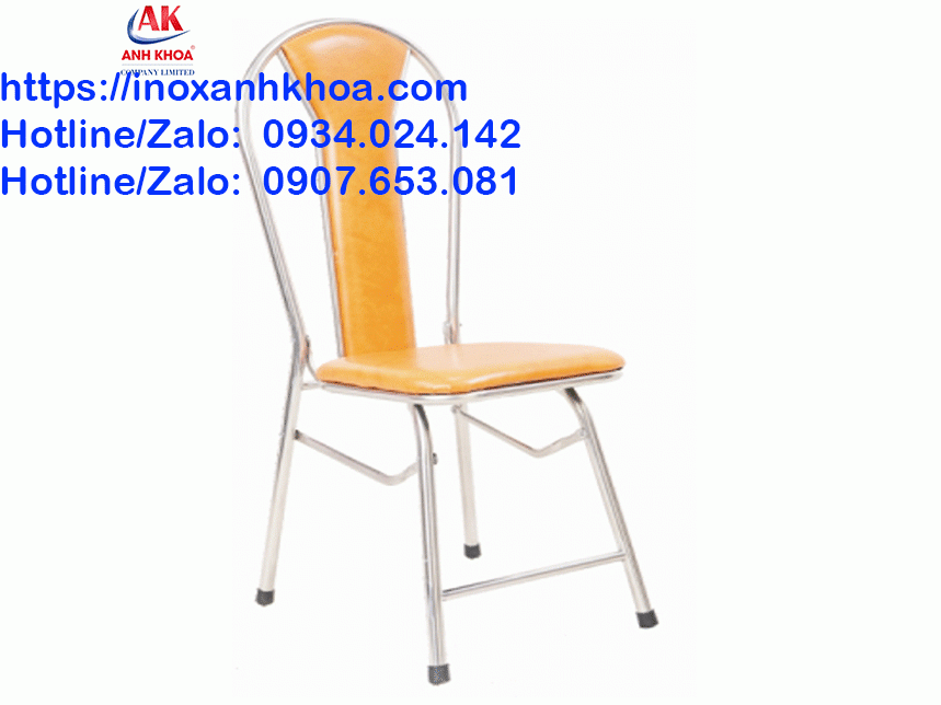 GHẾ XẾP INOX BỌC NỆM CAO CẤP
