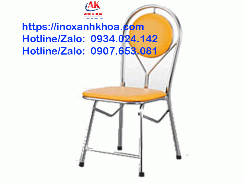 Ghế Inox Xếp Cao Cấp