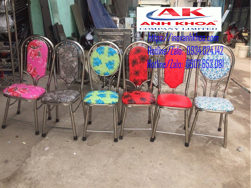 Mẫu Ghế Xếp Inox Giá Rẻ